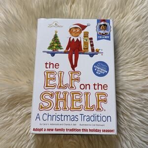 The Elf on the Shelf A Christmas Tradition gift set by Lumistella Boy Brown Eyes